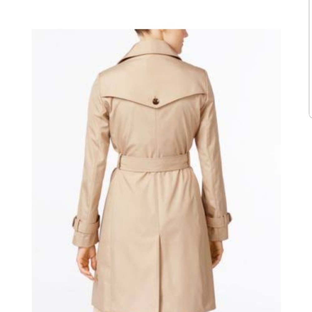 💕Calvin Klein💕Women's BELTED LONG TRENCH - Picture 4 of 8